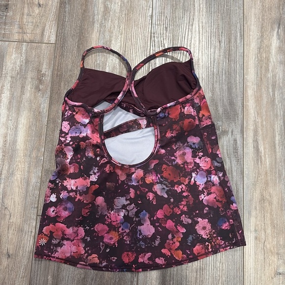 Athleta Legging (S) & Tank (M) Dappled Bloom Multi Floral Set - Valentine’s Day - Picture 10 of 12